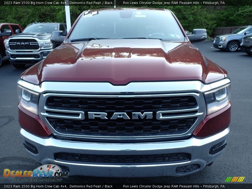 2023 Ram 1500 Big Horn Crew Cab 4x4 Delmonico Red Pearl / Black Photo #9