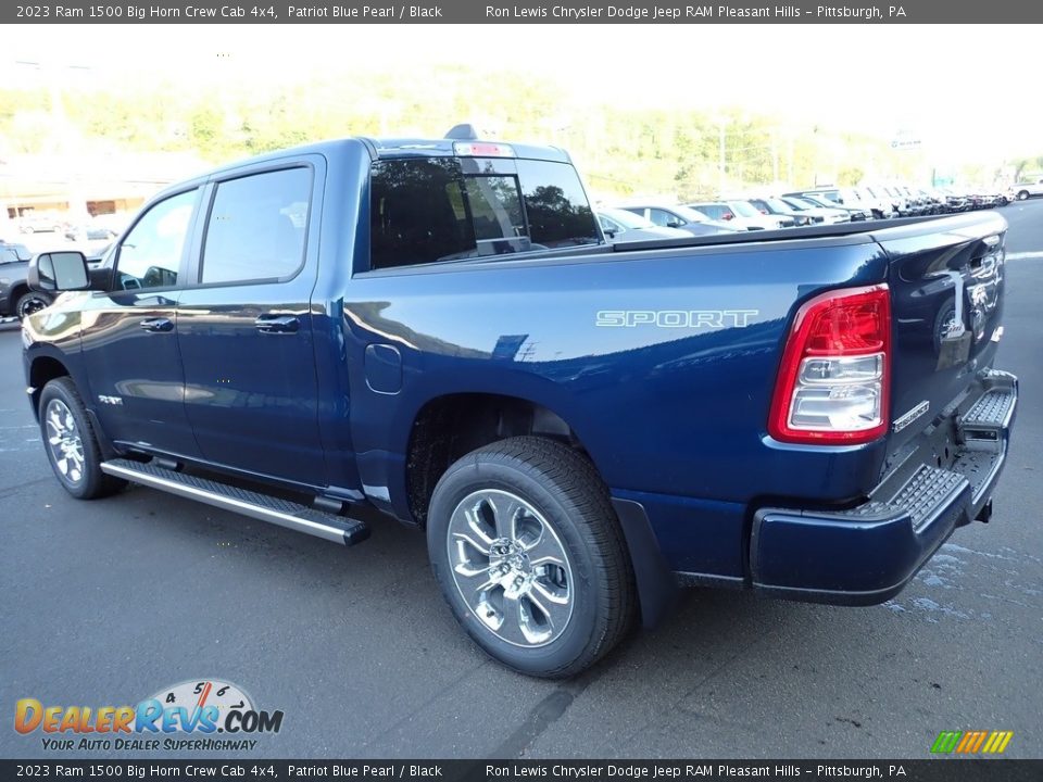 2023 Ram 1500 Big Horn Crew Cab 4x4 Patriot Blue Pearl / Black Photo #3