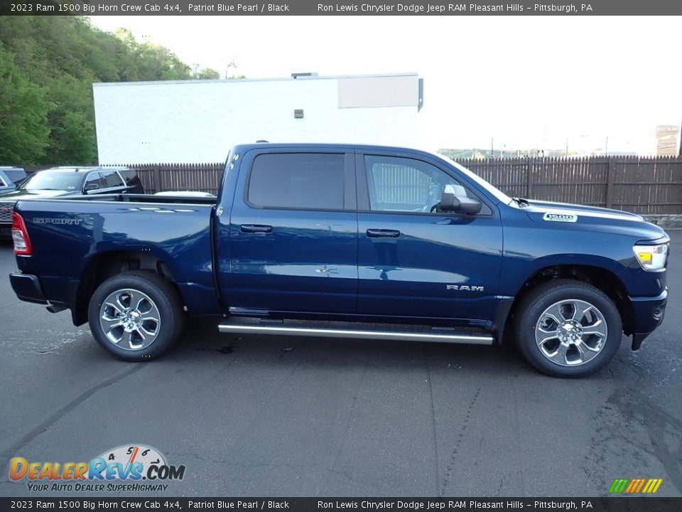 2023 Ram 1500 Big Horn Crew Cab 4x4 Patriot Blue Pearl / Black Photo #7