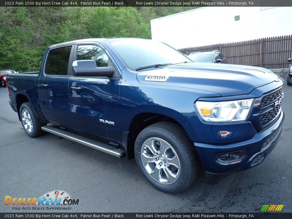 Front 3/4 View of 2023 Ram 1500 Big Horn Crew Cab 4x4 Photo #8