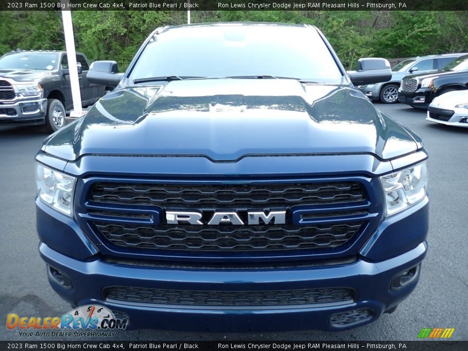 2023 Ram 1500 Big Horn Crew Cab 4x4 Patriot Blue Pearl / Black Photo #9