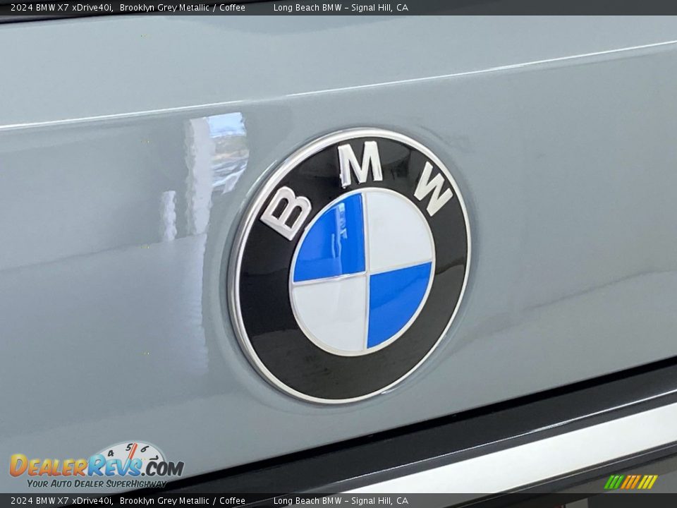 2024 BMW X7 xDrive40i Brooklyn Grey Metallic / Coffee Photo #7
