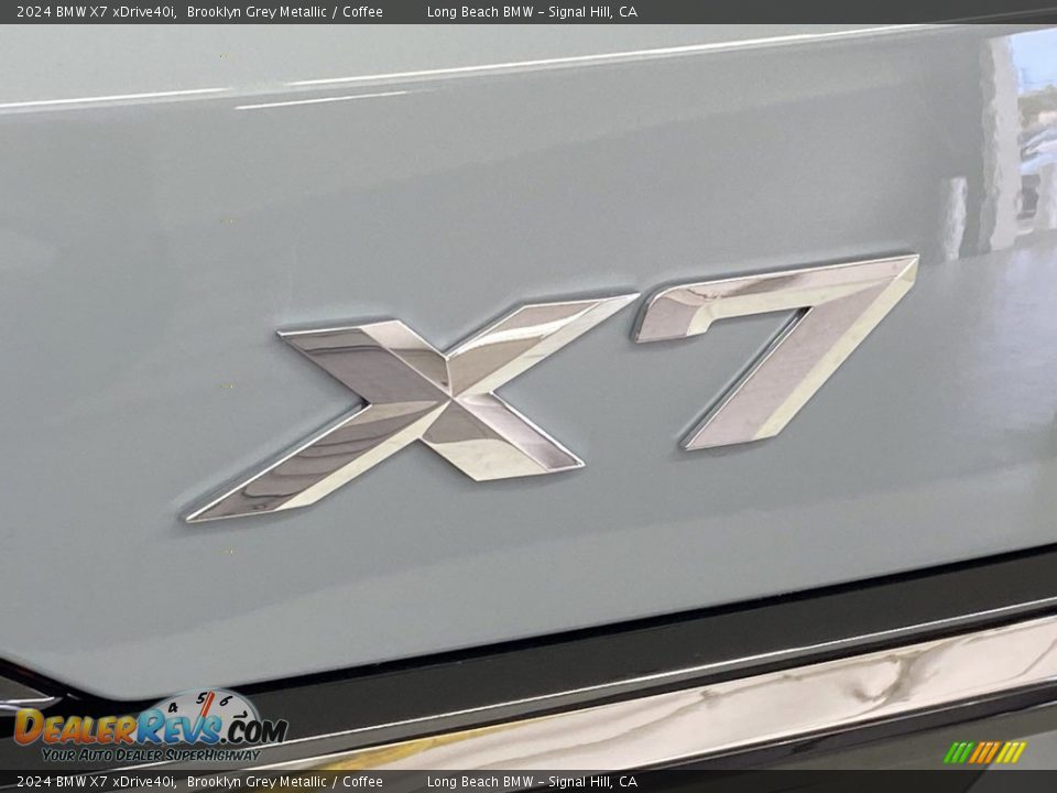 2024 BMW X7 xDrive40i Brooklyn Grey Metallic / Coffee Photo #8
