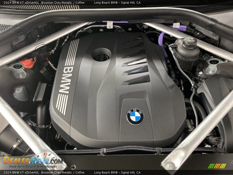 2024 BMW X7 xDrive40i Brooklyn Grey Metallic / Coffee Photo #9