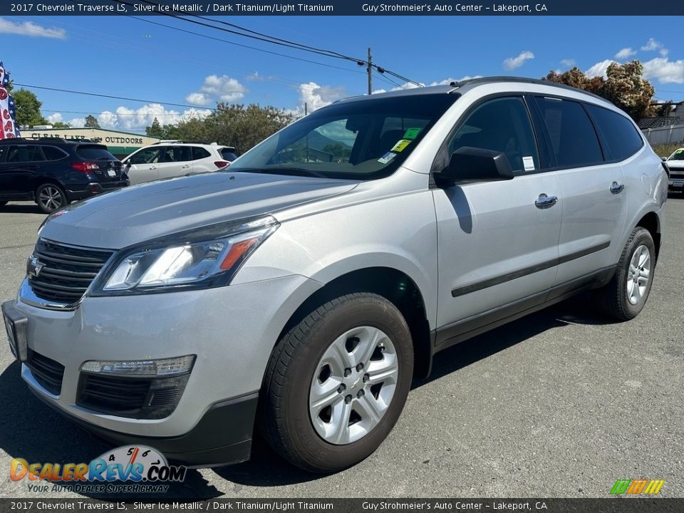 2017 Chevrolet Traverse LS Silver Ice Metallic / Dark Titanium/Light Titanium Photo #3