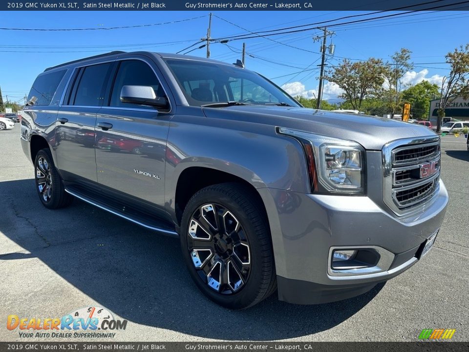 2019 GMC Yukon XL SLT Satin Steel Metallic / Jet Black Photo #1