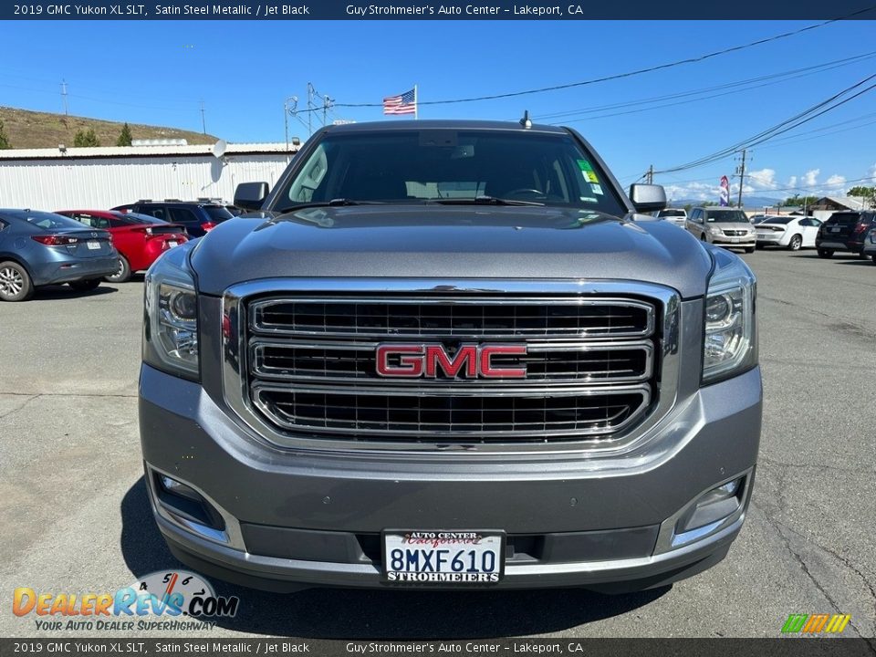 2019 GMC Yukon XL SLT Satin Steel Metallic / Jet Black Photo #2