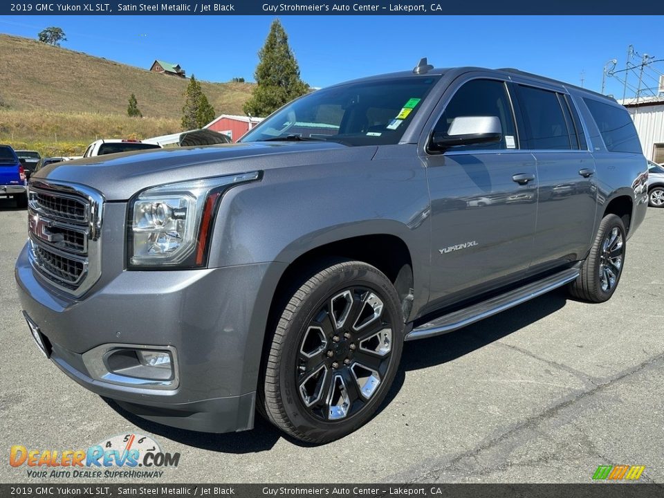 2019 GMC Yukon XL SLT Satin Steel Metallic / Jet Black Photo #3