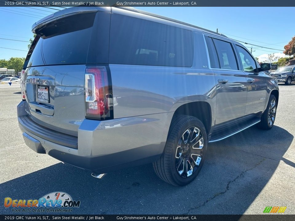 2019 GMC Yukon XL SLT Satin Steel Metallic / Jet Black Photo #5