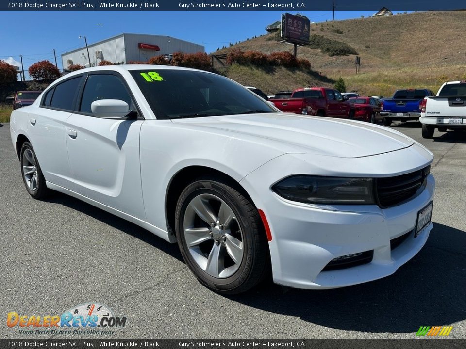 2018 Dodge Charger SXT Plus White Knuckle / Black Photo #1