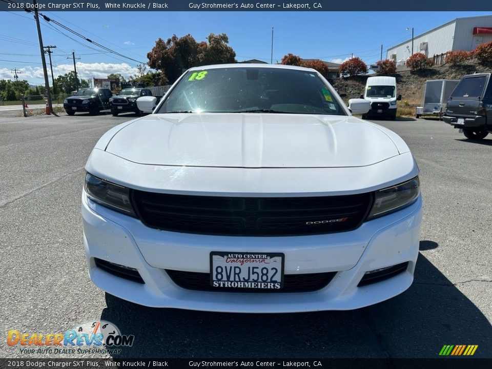 2018 Dodge Charger SXT Plus White Knuckle / Black Photo #2