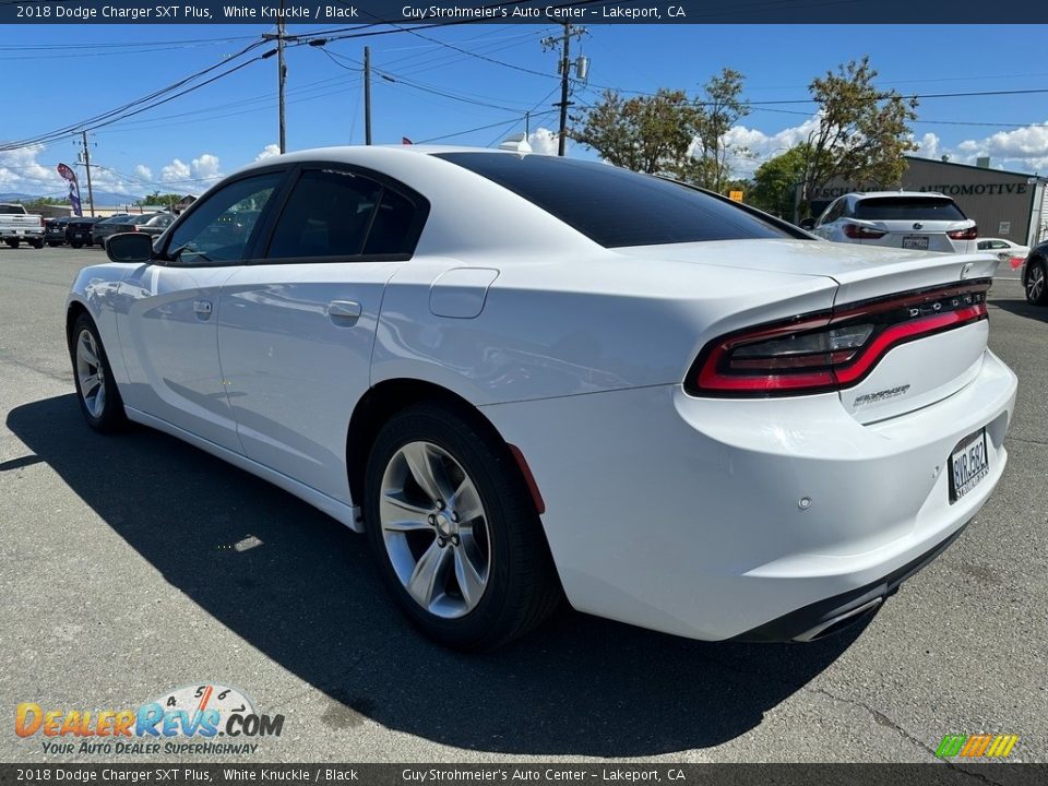 2018 Dodge Charger SXT Plus White Knuckle / Black Photo #4