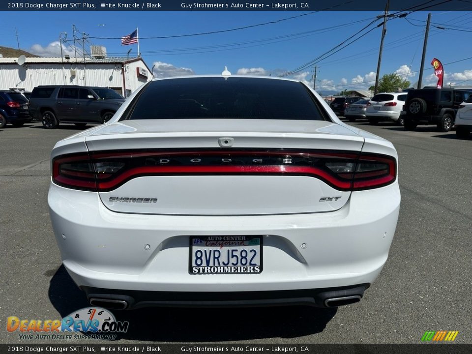 2018 Dodge Charger SXT Plus White Knuckle / Black Photo #5