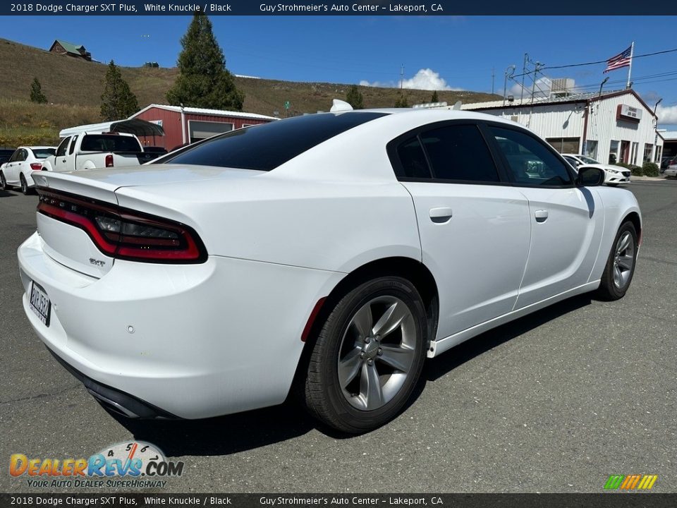 2018 Dodge Charger SXT Plus White Knuckle / Black Photo #6