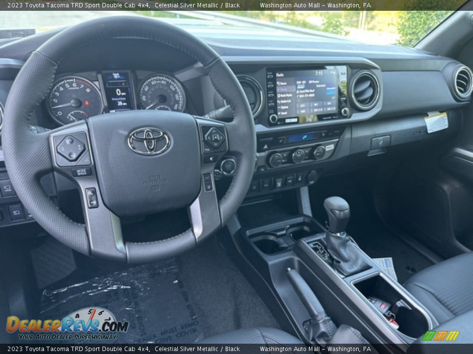 2023 Toyota Tacoma TRD Sport Double Cab 4x4 Celestial Silver Metallic / Black Photo #3