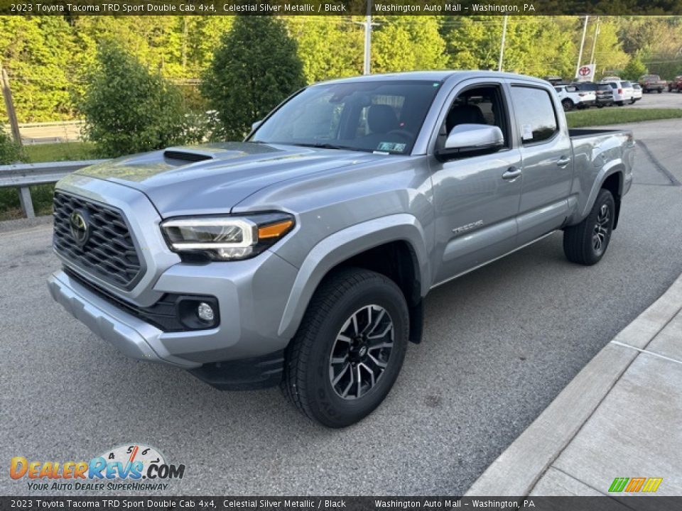 2023 Toyota Tacoma TRD Sport Double Cab 4x4 Celestial Silver Metallic / Black Photo #7