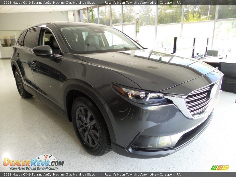 2023 Mazda CX-9 Touring AWD Machine Gray Metallic / Black Photo #8