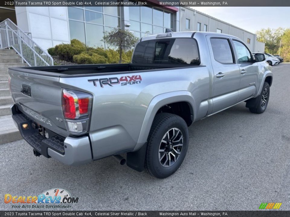 2023 Toyota Tacoma TRD Sport Double Cab 4x4 Celestial Silver Metallic / Black Photo #9