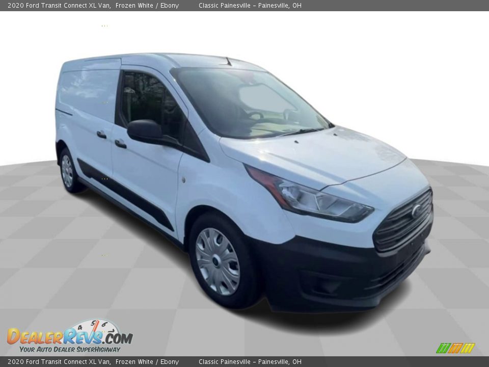 2020 Ford Transit Connect XL Van Frozen White / Ebony Photo #2