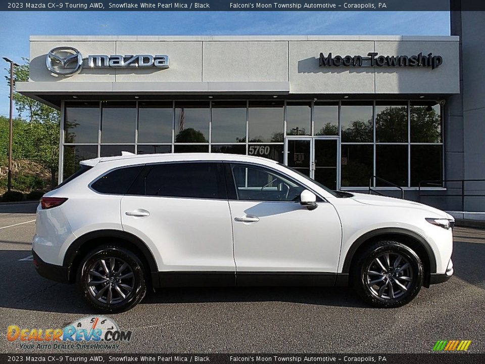 2023 Mazda CX-9 Touring AWD Snowflake White Pearl Mica / Black Photo #1