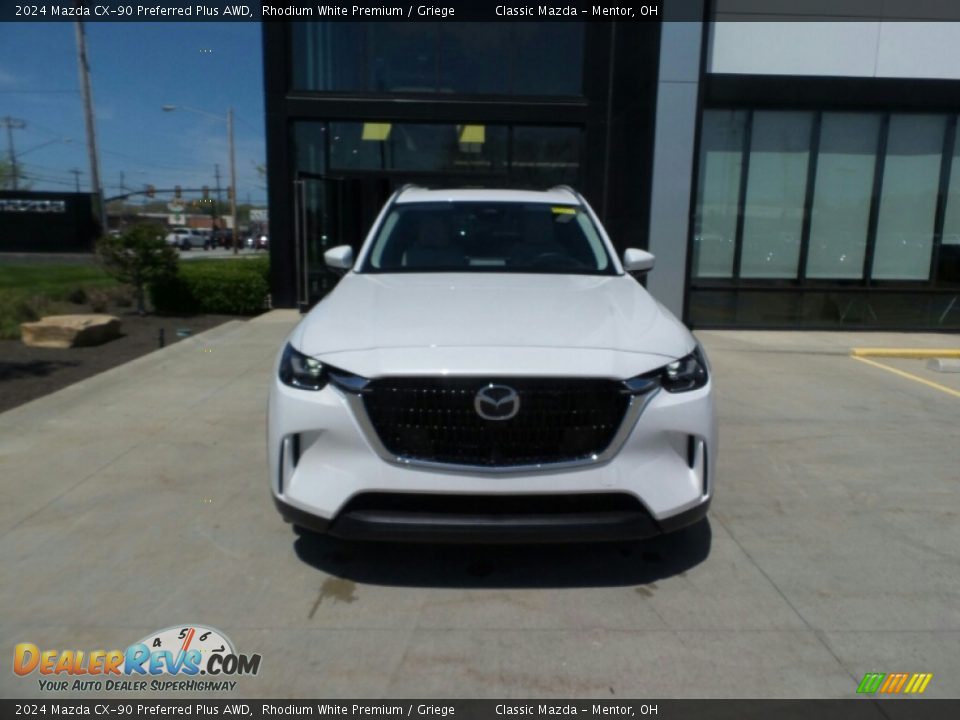 2024 Mazda CX-90 Preferred Plus AWD Rhodium White Premium / Griege Photo #2