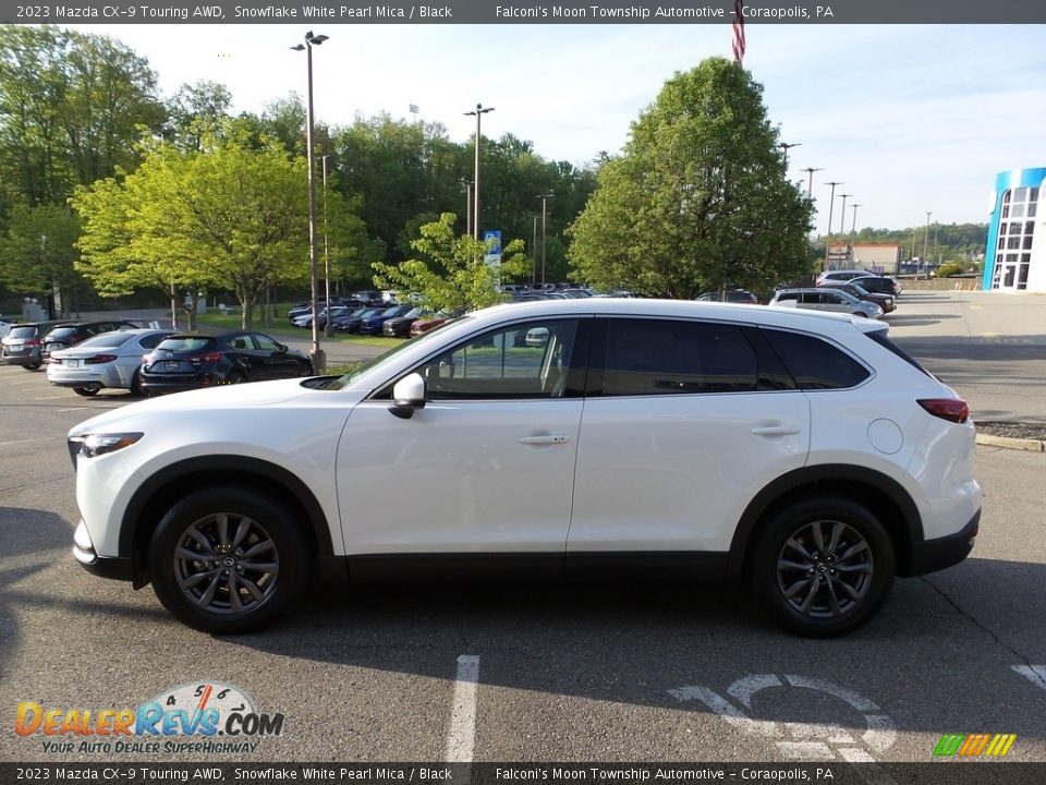 2023 Mazda CX-9 Touring AWD Snowflake White Pearl Mica / Black Photo #6