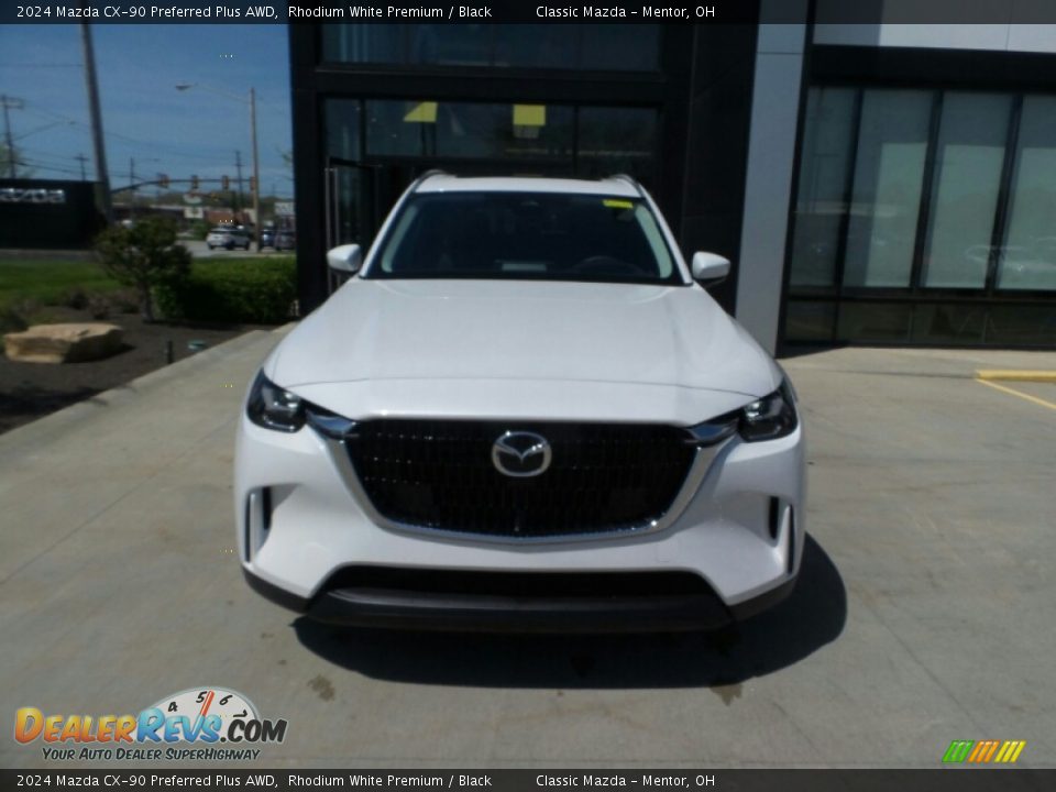 2024 Mazda CX-90 Preferred Plus AWD Rhodium White Premium / Black Photo #2