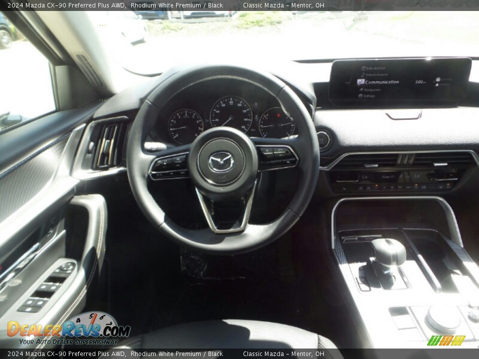 2024 Mazda CX-90 Preferred Plus AWD Rhodium White Premium / Black Photo #4