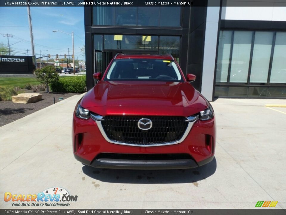 2024 Mazda CX-90 Preferred Plus AWD Soul Red Crystal Metallic / Black Photo #2