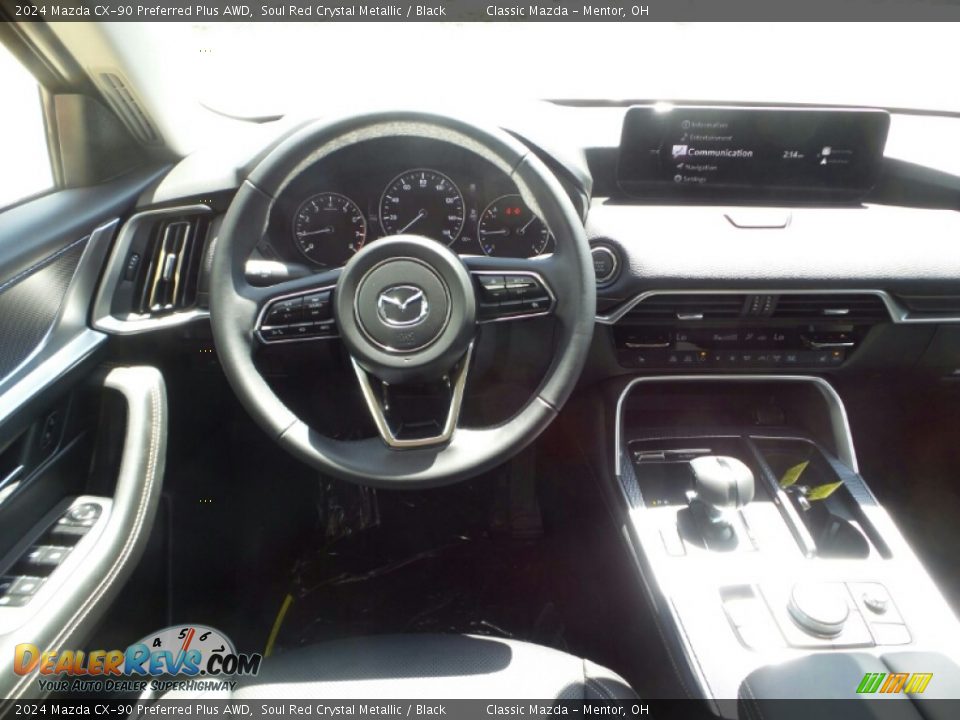 2024 Mazda CX-90 Preferred Plus AWD Soul Red Crystal Metallic / Black Photo #4