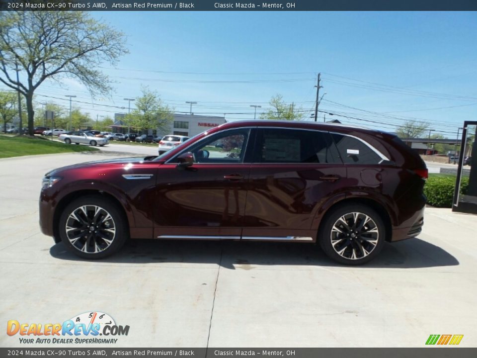 Artisan Red Premium 2024 Mazda CX-90 Turbo S AWD Photo #6