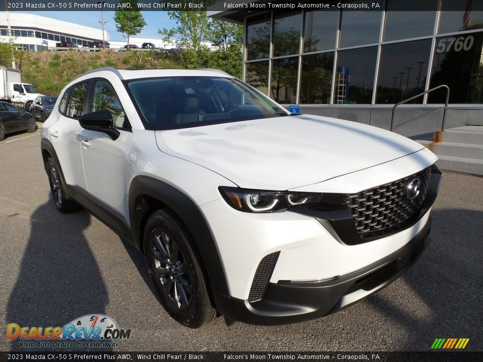 2023 Mazda CX-50 S Preferred Plus AWD Wind Chill Pearl / Black Photo #9