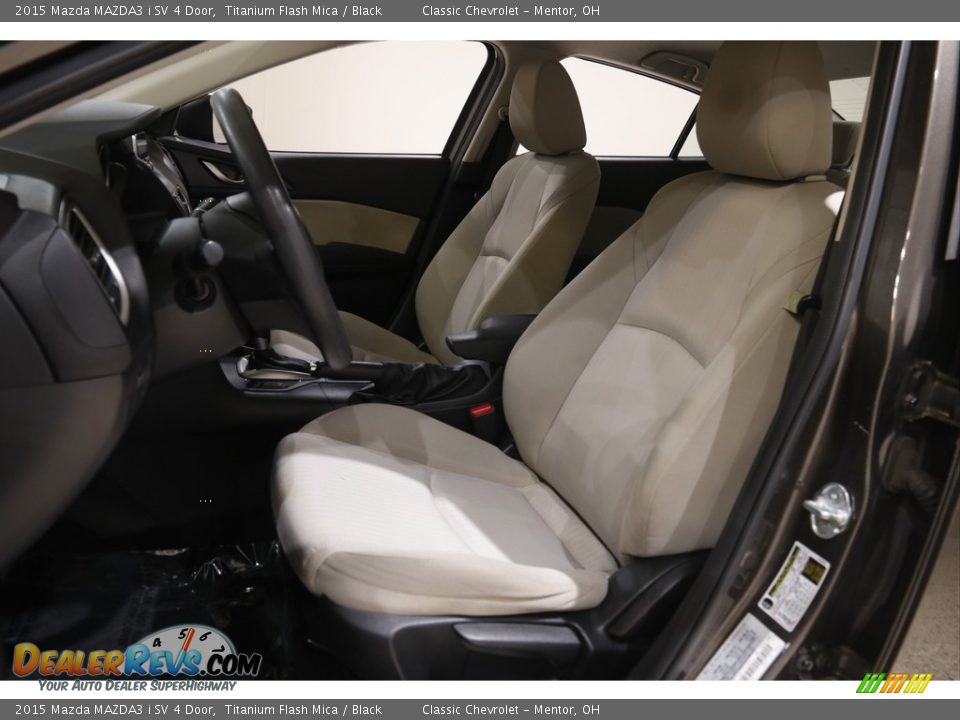 Front Seat of 2015 Mazda MAZDA3 i SV 4 Door Photo #5