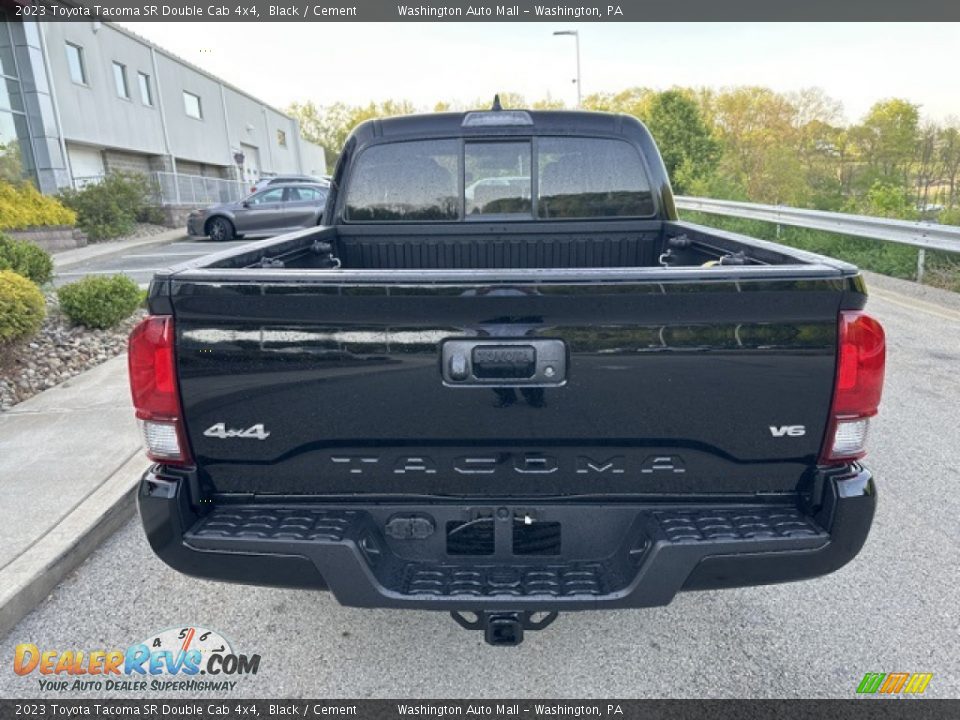 2023 Toyota Tacoma SR Double Cab 4x4 Black / Cement Photo #8