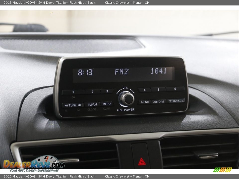 2015 Mazda MAZDA3 i SV 4 Door Titanium Flash Mica / Black Photo #9