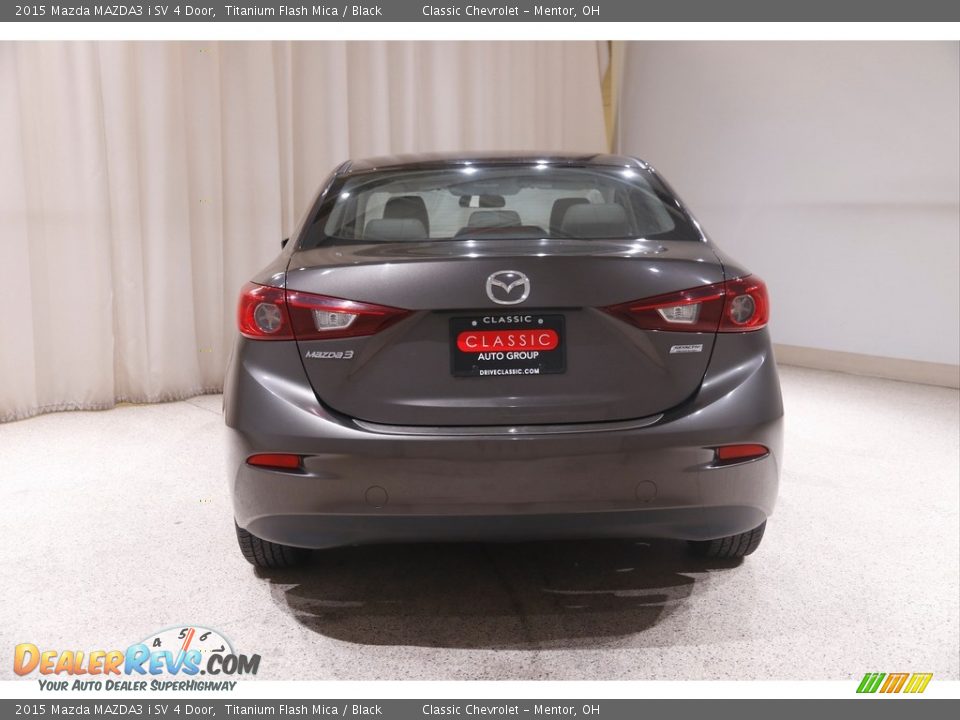 2015 Mazda MAZDA3 i SV 4 Door Titanium Flash Mica / Black Photo #14