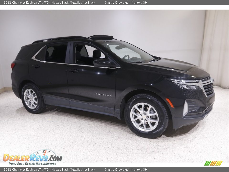 2022 Chevrolet Equinox LT AWD Mosaic Black Metallic / Jet Black Photo #1