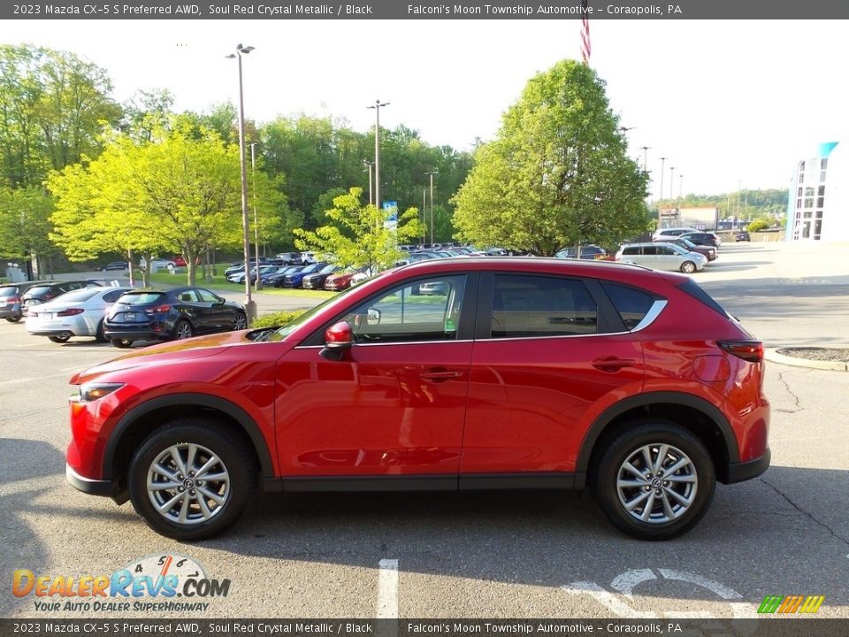 2023 Mazda CX-5 S Preferred AWD Soul Red Crystal Metallic / Black Photo #6