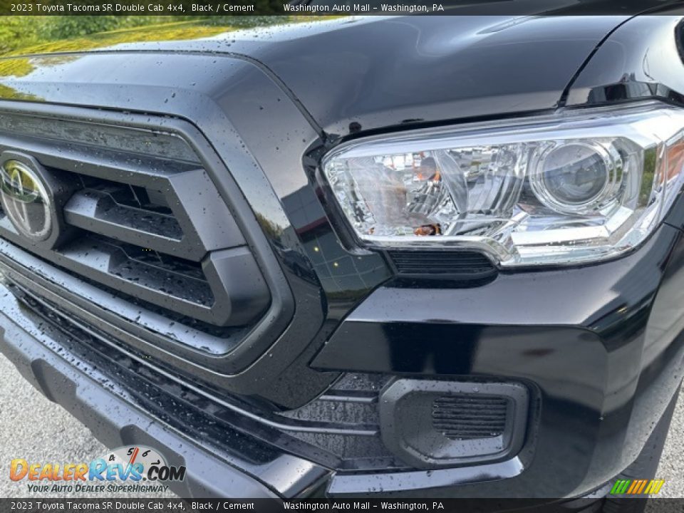 2023 Toyota Tacoma SR Double Cab 4x4 Black / Cement Photo #19