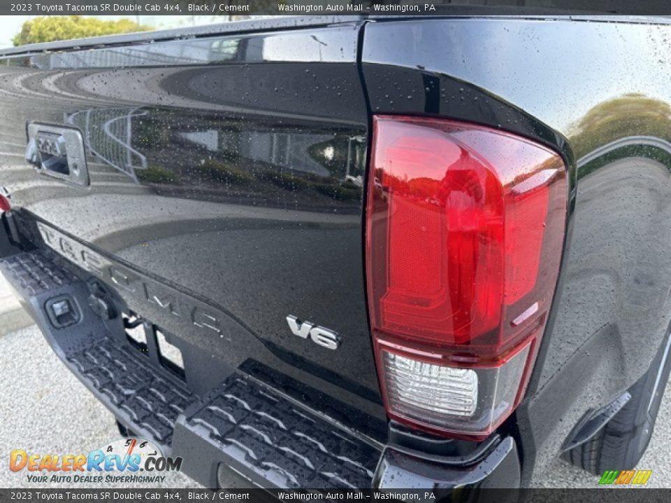 2023 Toyota Tacoma SR Double Cab 4x4 Black / Cement Photo #20