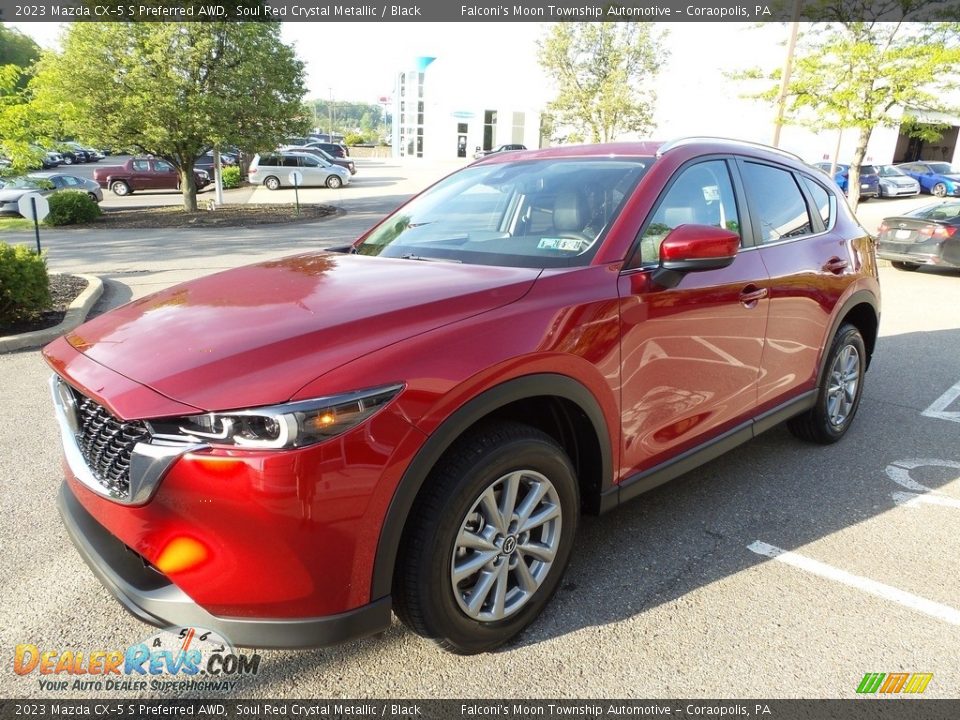 2023 Mazda CX-5 S Preferred AWD Soul Red Crystal Metallic / Black Photo #7