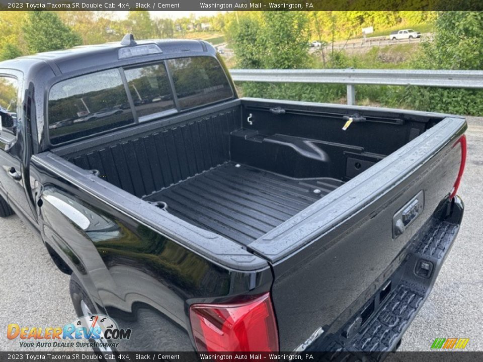 2023 Toyota Tacoma SR Double Cab 4x4 Black / Cement Photo #21