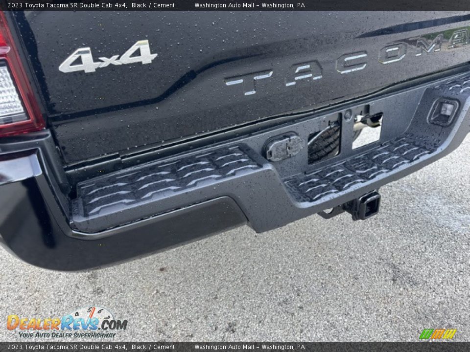 2023 Toyota Tacoma SR Double Cab 4x4 Black / Cement Photo #22