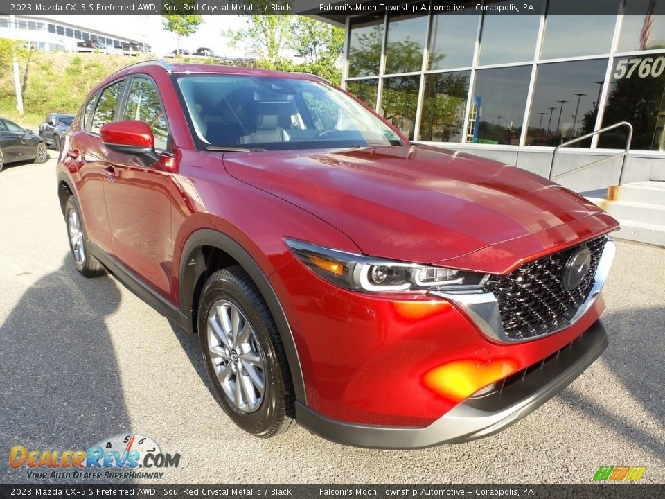 2023 Mazda CX-5 S Preferred AWD Soul Red Crystal Metallic / Black Photo #9