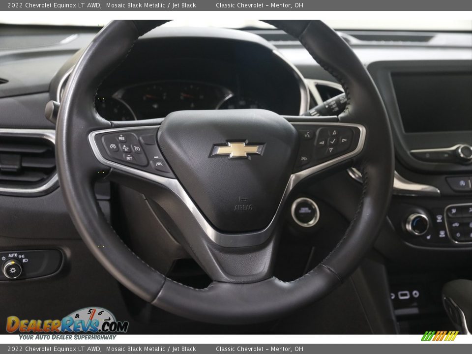 2022 Chevrolet Equinox LT AWD Mosaic Black Metallic / Jet Black Photo #7