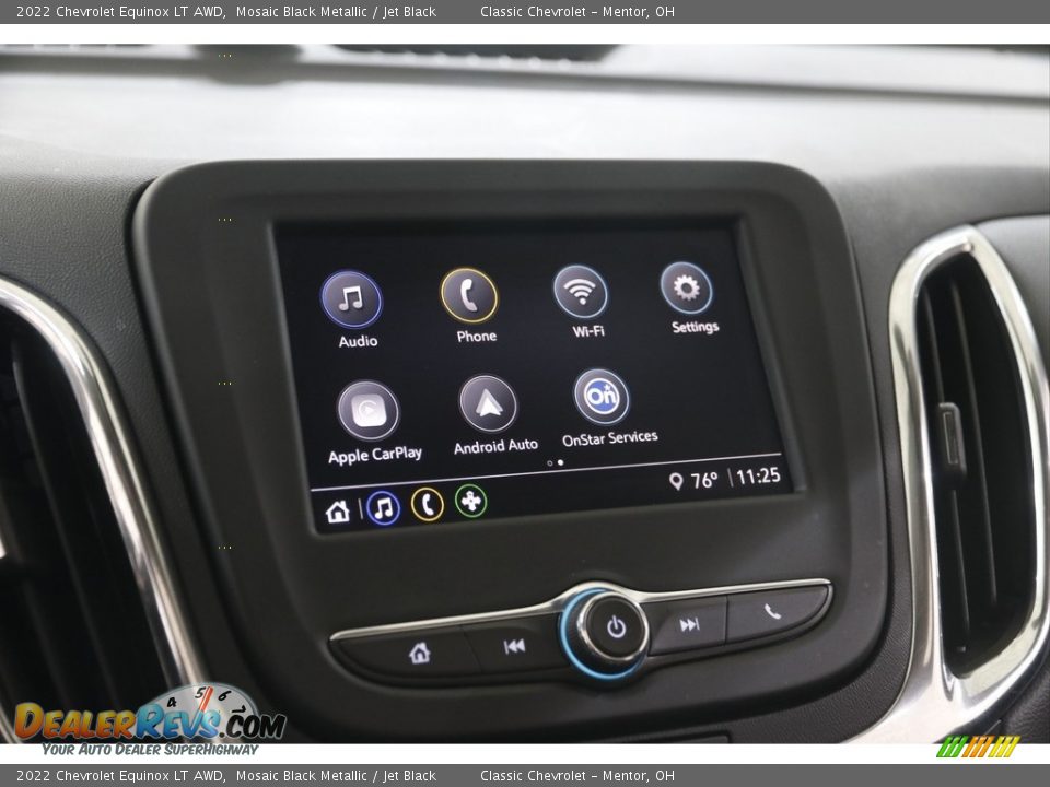 2022 Chevrolet Equinox LT AWD Mosaic Black Metallic / Jet Black Photo #10