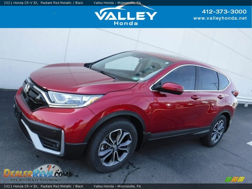 2021 Honda CR-V EX Radiant Red Metallic / Black Photo #1