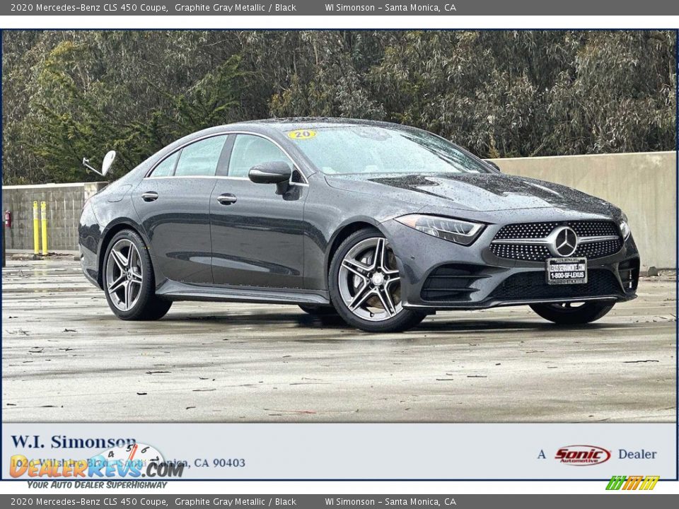 2020 Mercedes-Benz CLS 450 Coupe Graphite Gray Metallic / Black Photo #1