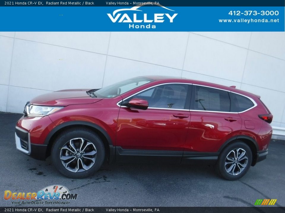 2021 Honda CR-V EX Radiant Red Metallic / Black Photo #2