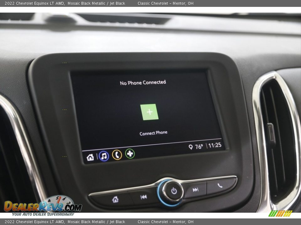 2022 Chevrolet Equinox LT AWD Mosaic Black Metallic / Jet Black Photo #12
